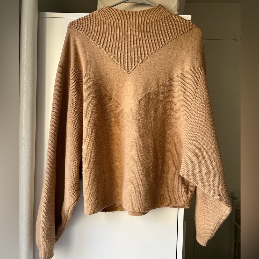 Beige turtle neck sweater